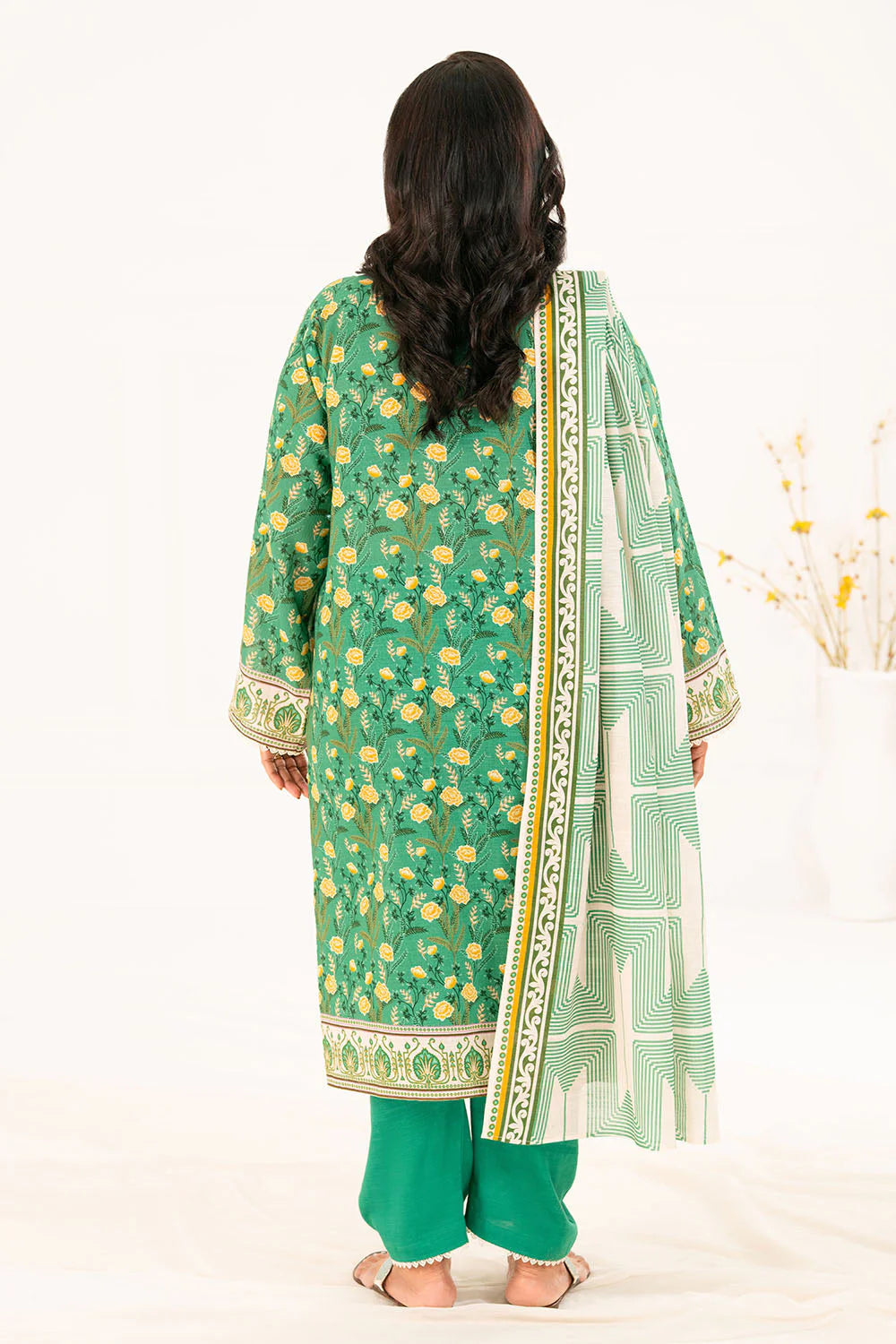 Gul Ahmed Lawn 3-Piece - Plain Trouser