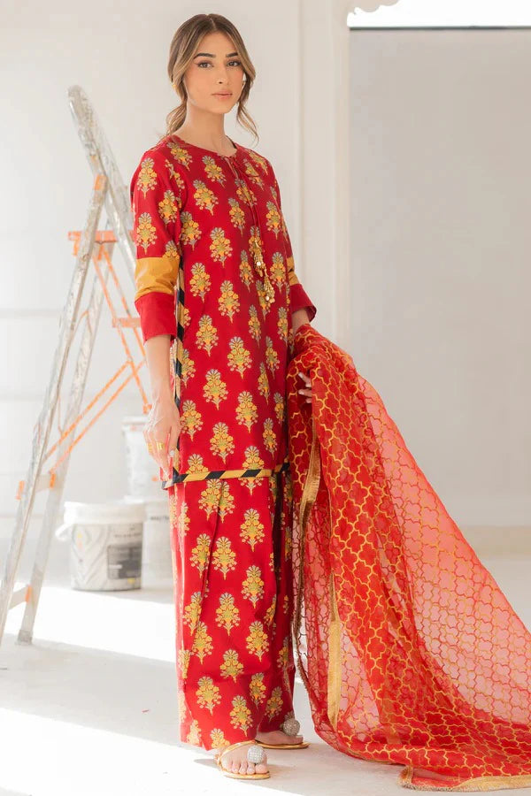 EGO Lawn 3-Piece - Printed Trouser