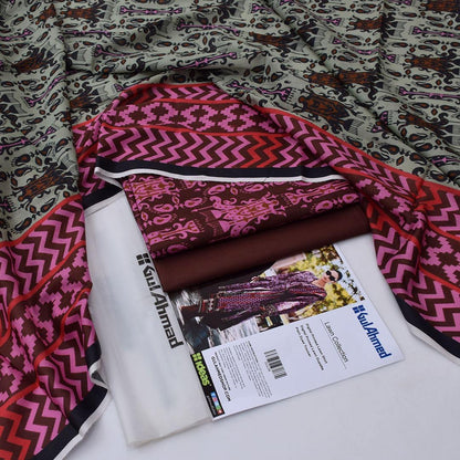 Gul Ahmed Lawn 3-Piece - Plain Trouser