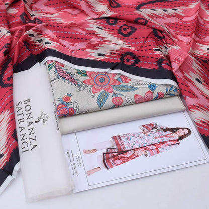 Bonanza Satrangi Lawn 3-Piece - Plain Trouser