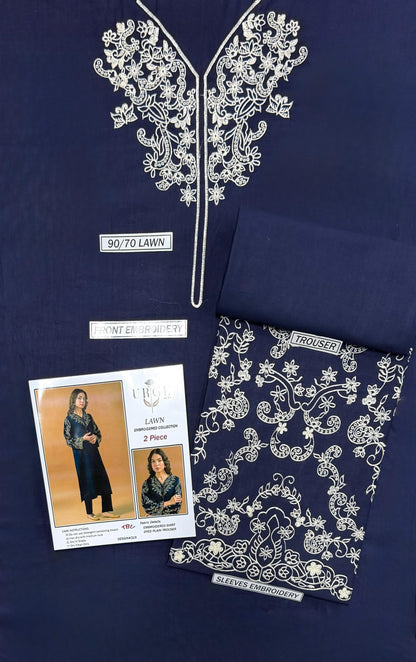 Embroidered Lawn 2Pcs D-71