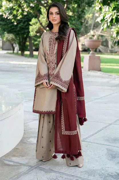 Embroidered Dhanak D-43
