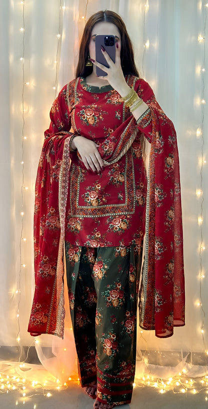 Bin Saeed Khaddar 3-Piece D-2