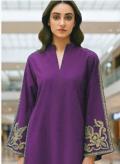 Embroidered Lawn 2Pcs D-1