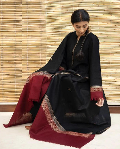 Embroidered Dhanak D-42