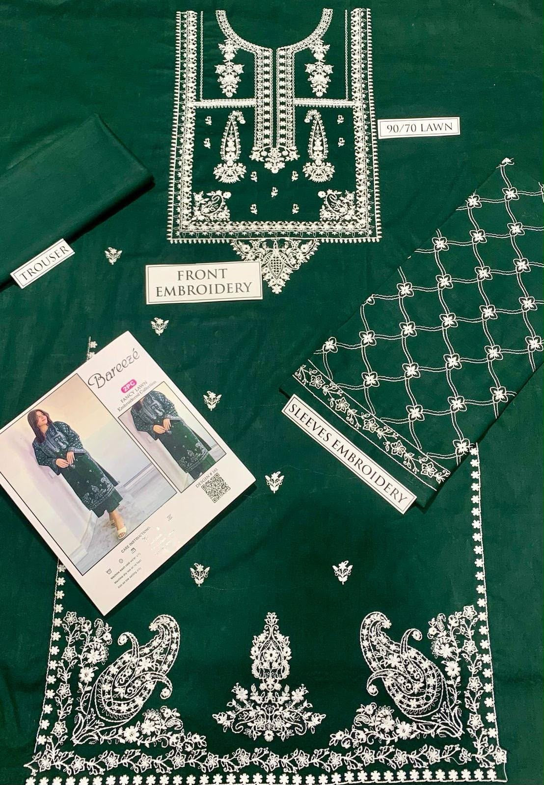 Embroidered Lawn 2Pcs D-70
