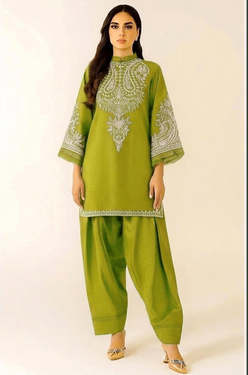 Embroidered Lawn 2Pcs D-66