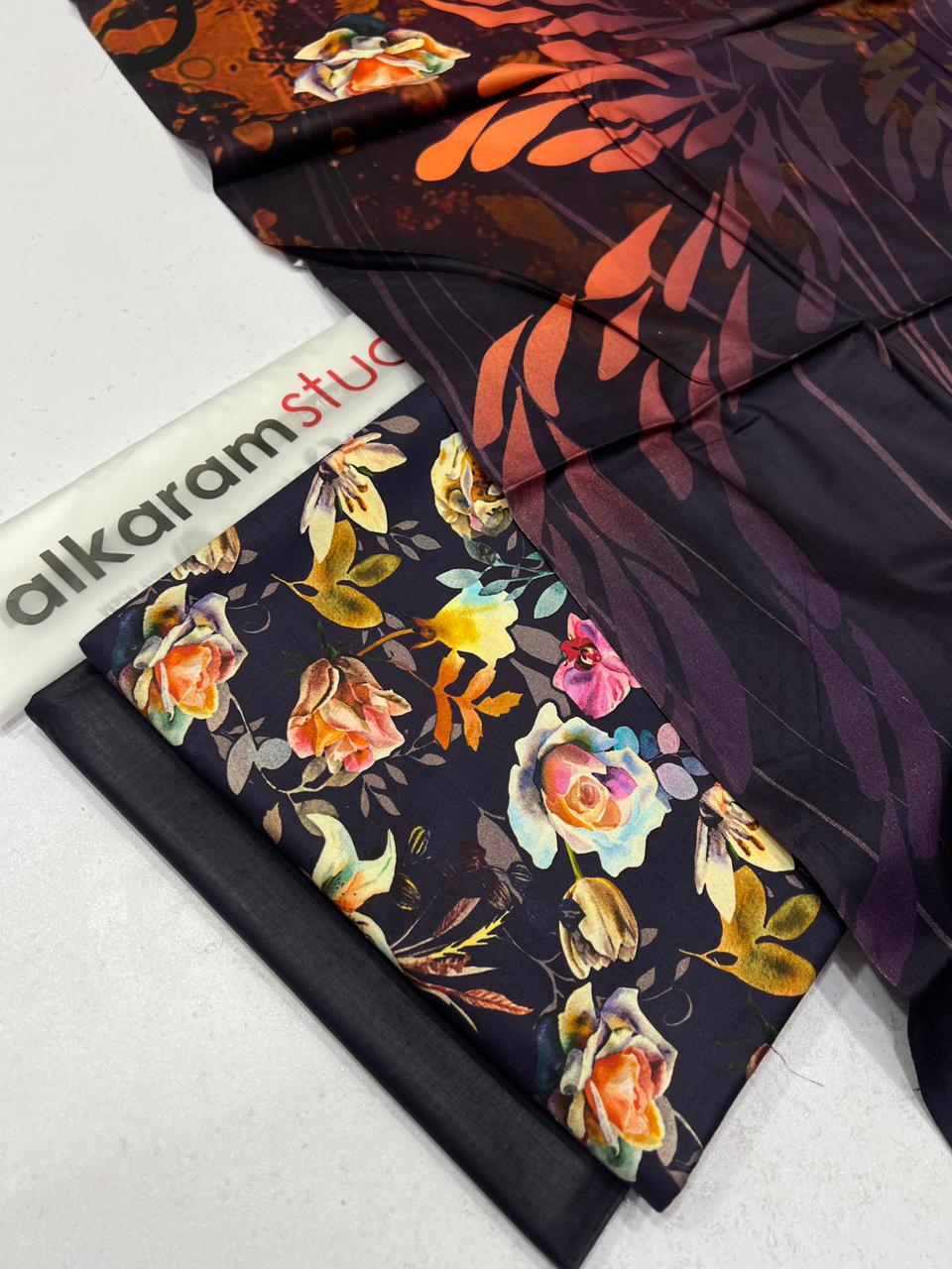 Alkaram Linen 3-Piece (D-47)