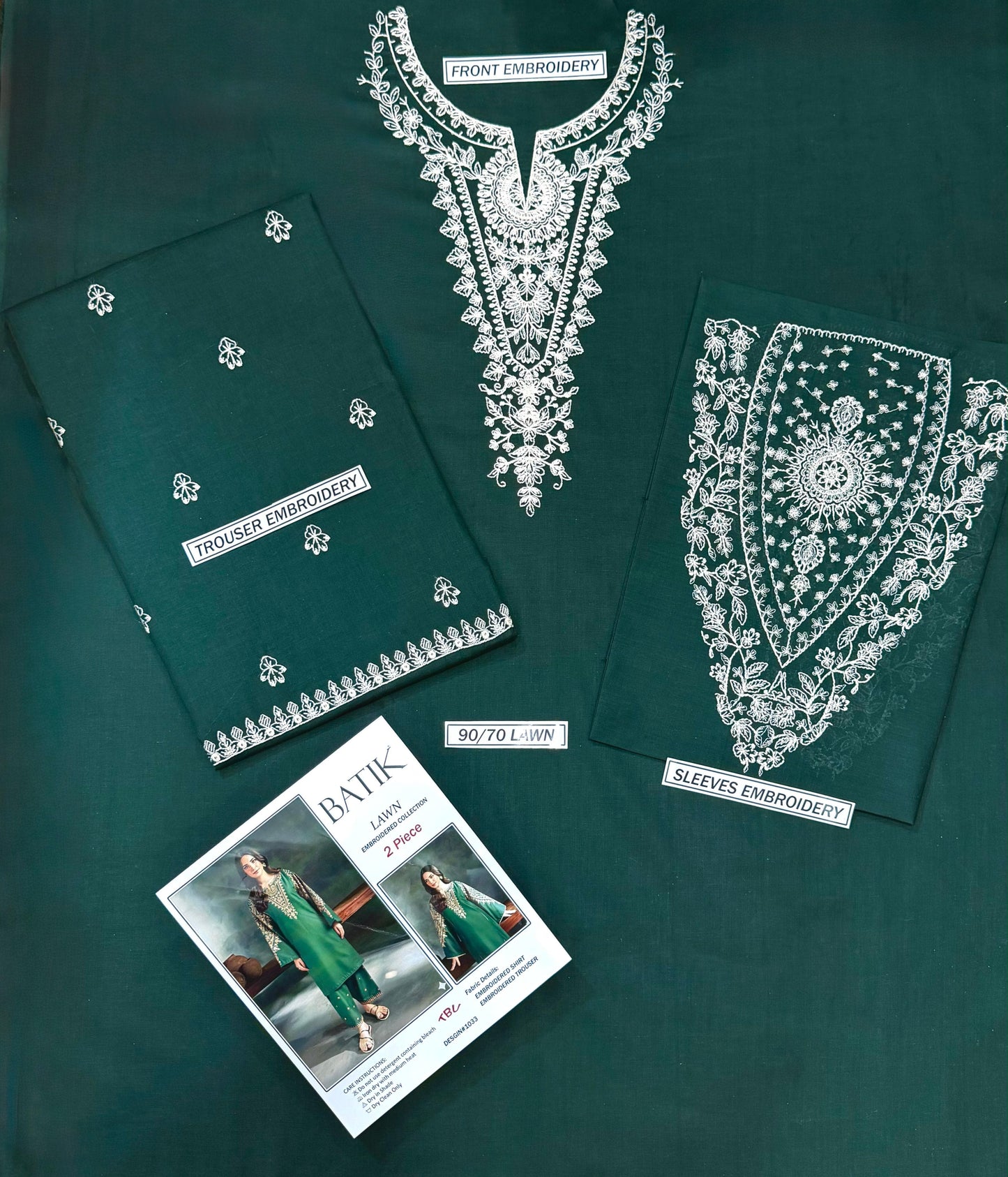 Embroidered Lawn 2Pcs D-75