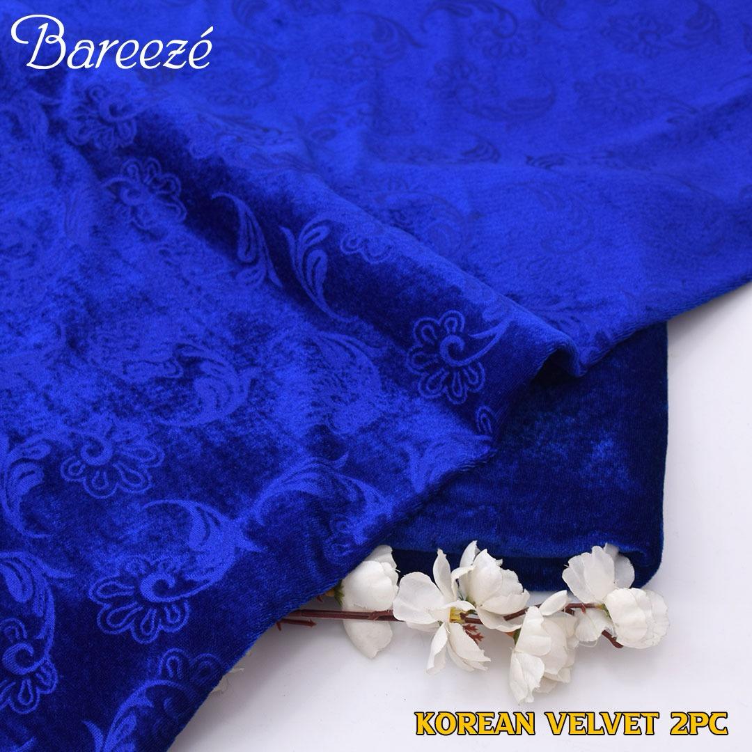 Bareeze Korean Velvet 2pcs D-5