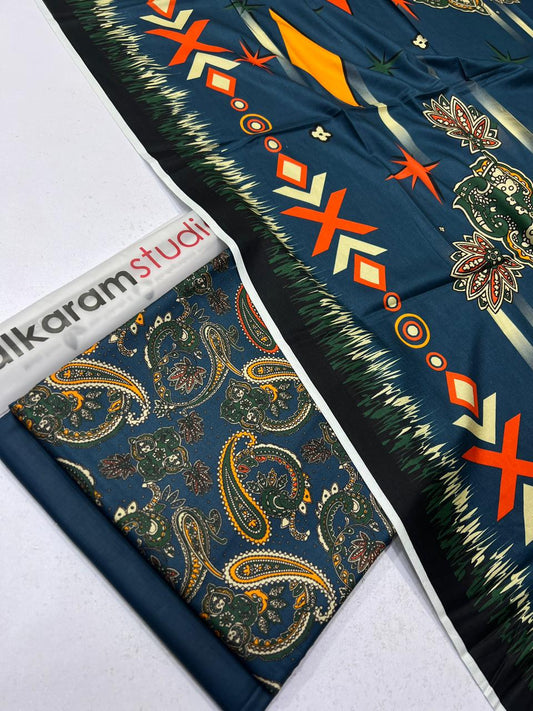 Alkaram Linen 3-Piece (D-51)