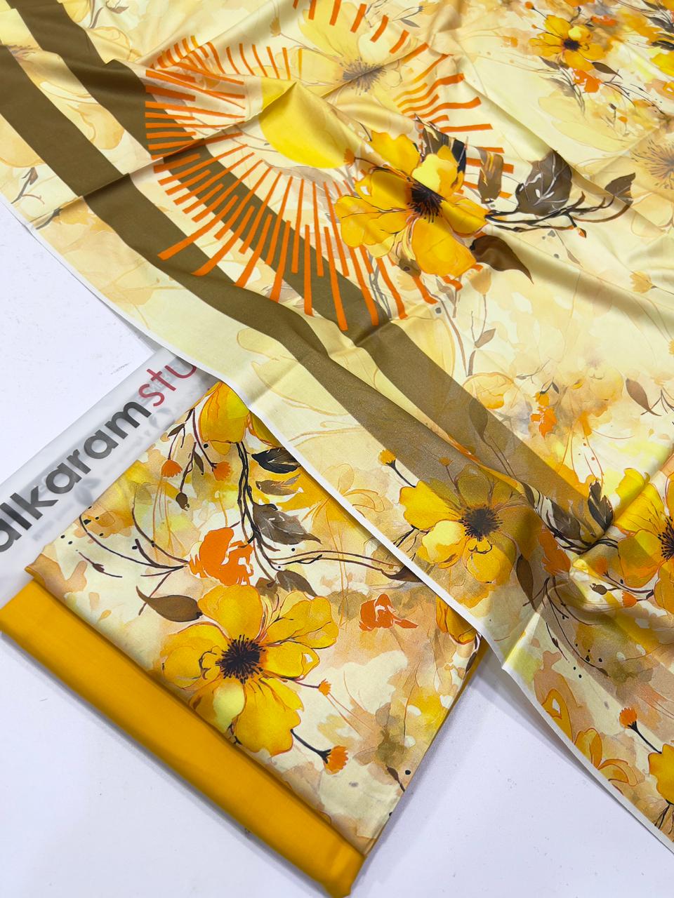 Alkaram Linen 3-Piece (D-55)