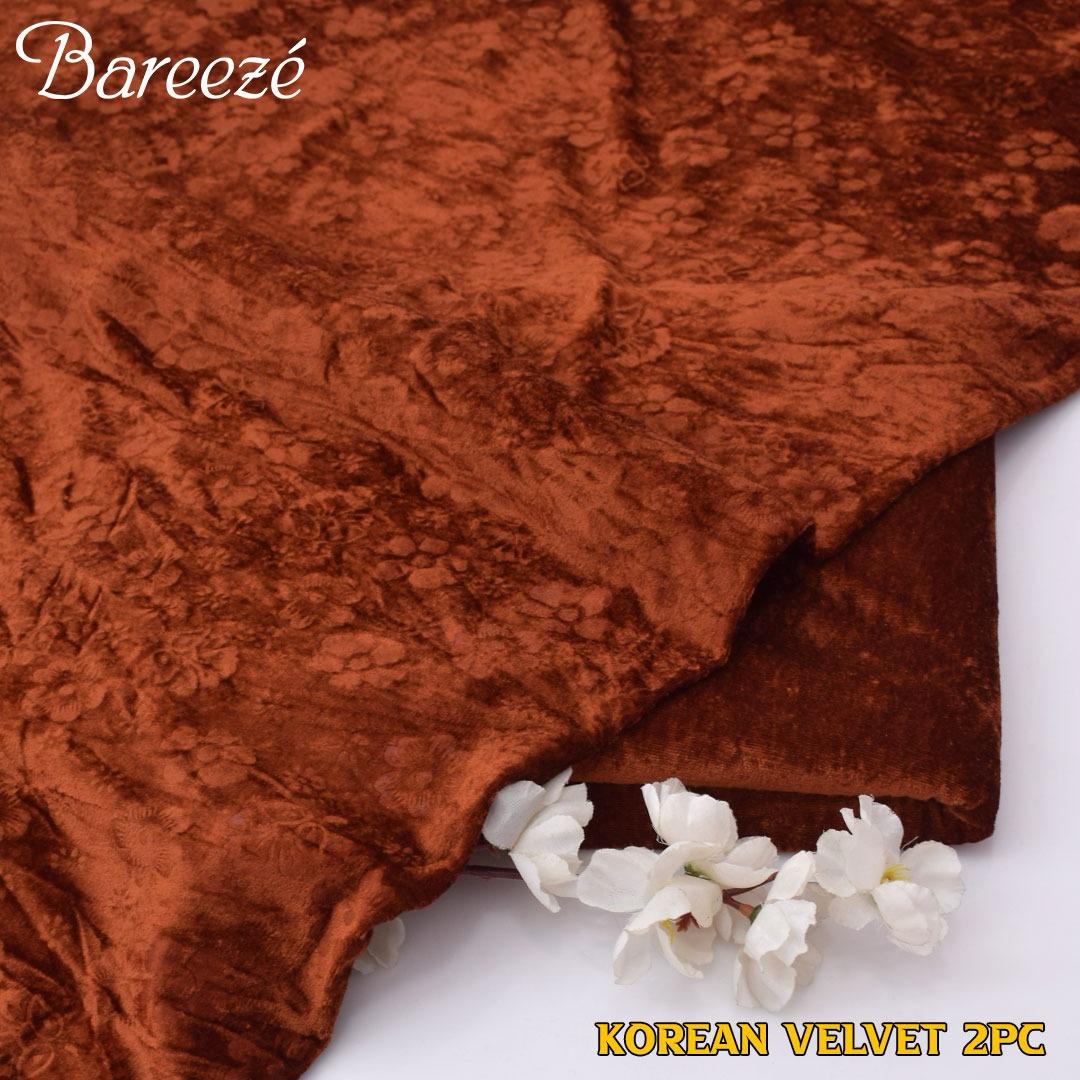Bareeze Korean Velvet 2pcs D-8
