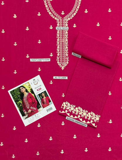 Embroidered Lawn 2Pcs D-53