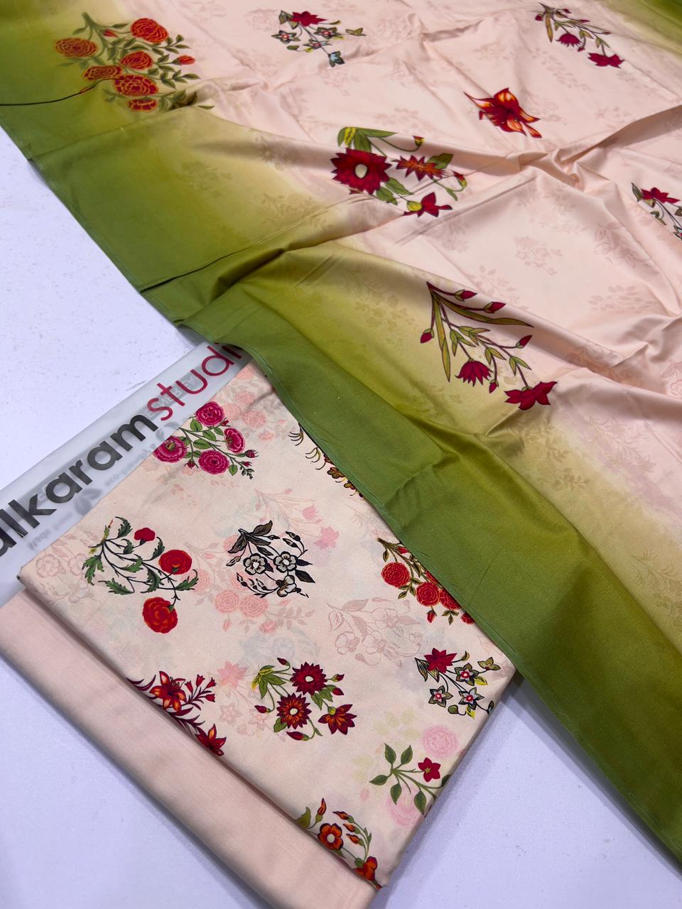 Alkaram Linen 3-Piece (D-40)