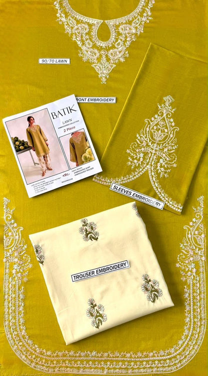 Embroidered Lawn 2Pcs D-73