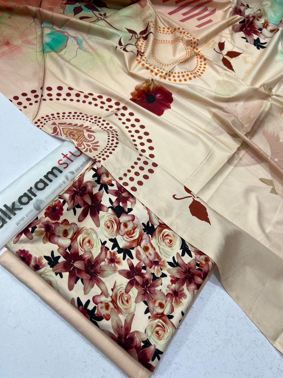 Alkaram Linen 3-Piece (D-41)