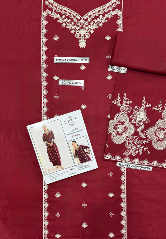 Embroidered Lawn 2Pcs D-68