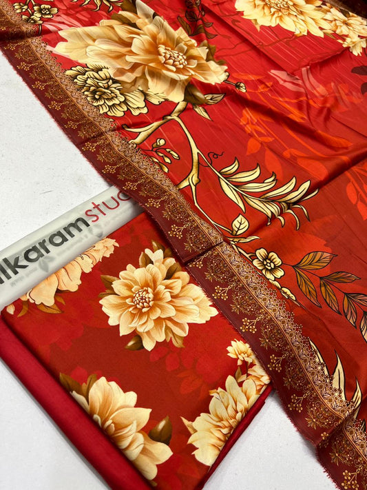 Alkaram Linen 3-Piece (D-32)