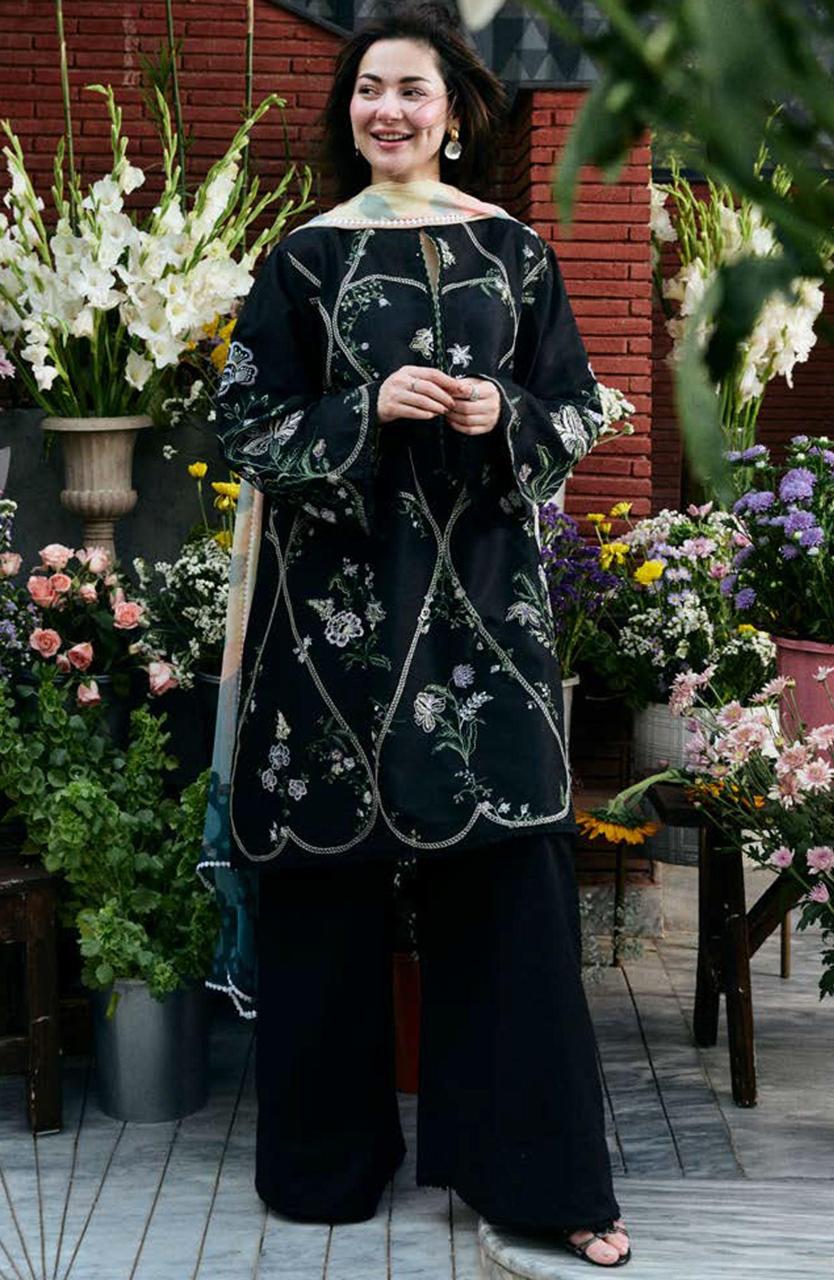 Embroidered Dhanak D-20