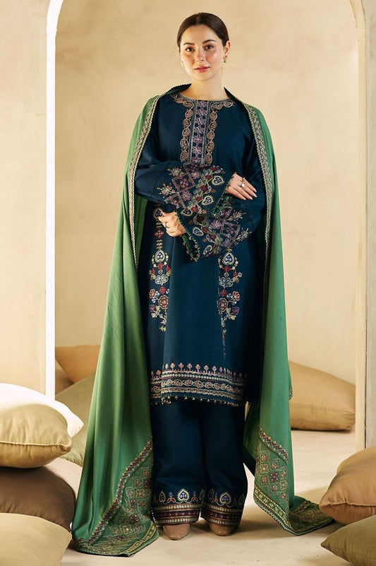 Embroidered Dhanak D-61