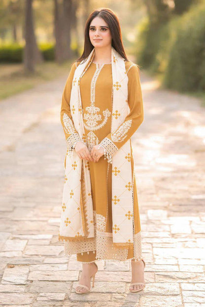 Embroidered Dhanak D-47