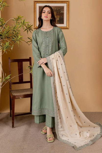 Embroidered Dhanak D-53
