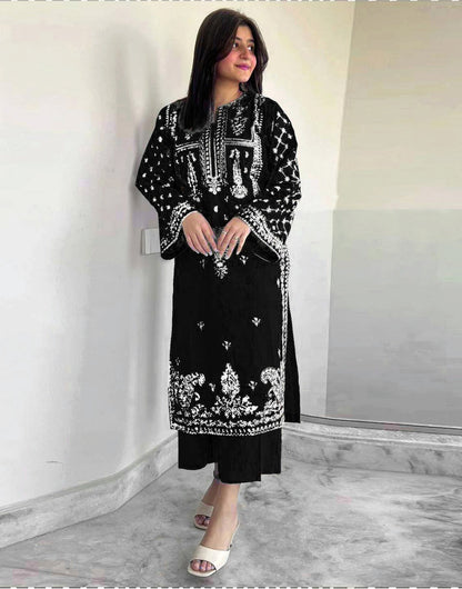Embroidered Dhanak 2 Piece D-6