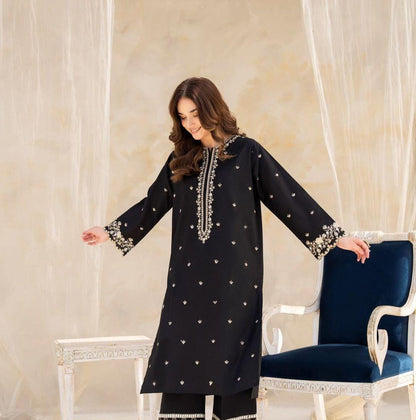 Embroidered Dhanak 2 Piece D-10
