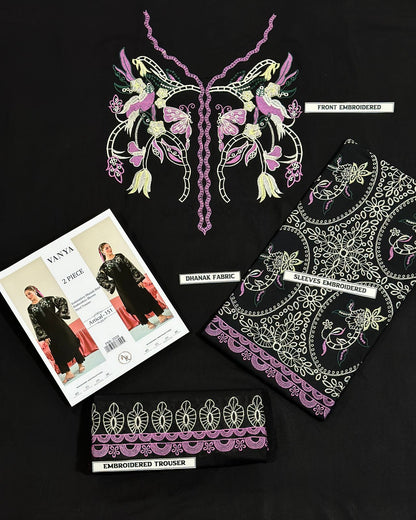 Embroidered Dhanak 2 Piece D-8