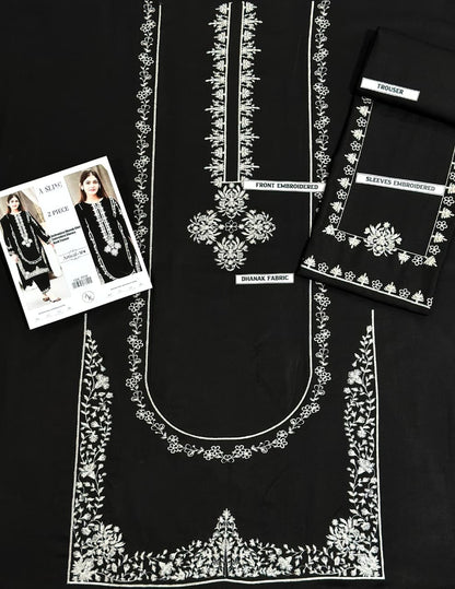 Embroidered Dhanak 2 Piece D-14