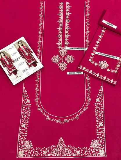 Embroidered Dhanak 2 Piece D-11