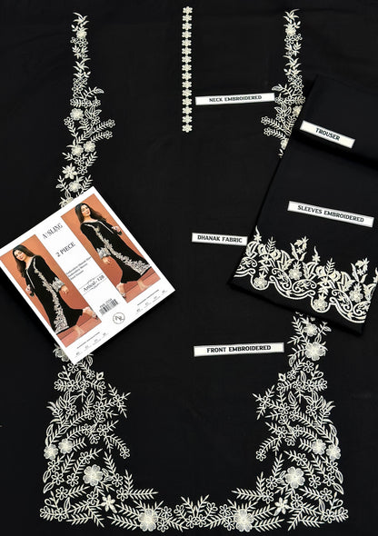 Embroidered Dhanak 2 Piece D-21