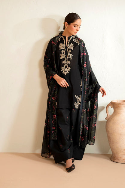Embroidery Lawn 3 Pcs D-12