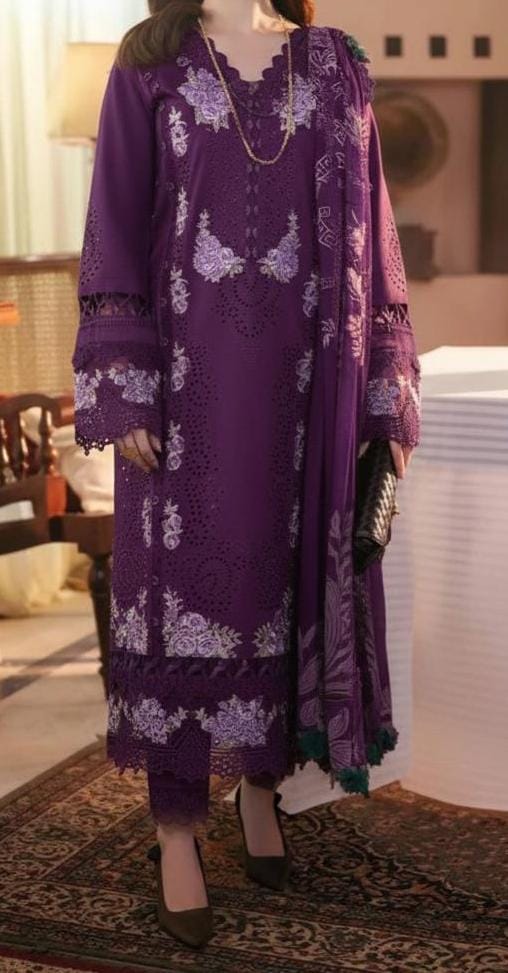 Embroidery Lawn 3 Pcs D-13