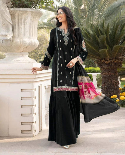 Embroidery Lawn 3 Pcs D-14