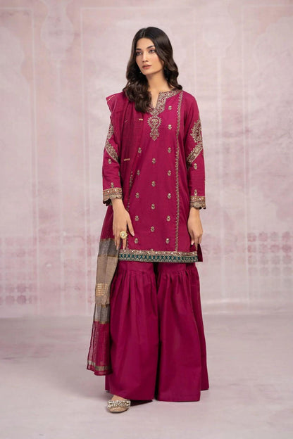Embroidery Lawn 3 Pcs D-23