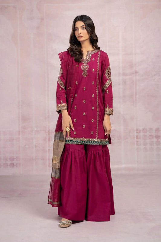 Embroidery Lawn 3 Pcs D-23