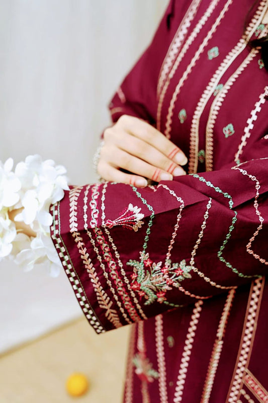 Embroidery Lawn 3 Pcs D-24