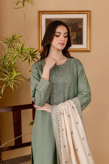 Embroidery Lawn 3 Pcs D-25