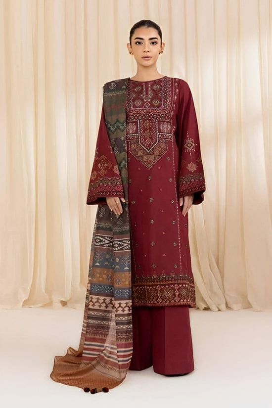 Embroidery Lawn 3 Pcs D-34