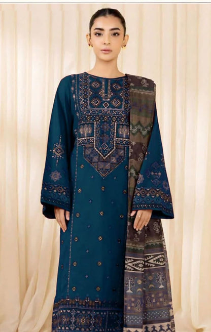 Embroidery Lawn 3 Pcs D-36