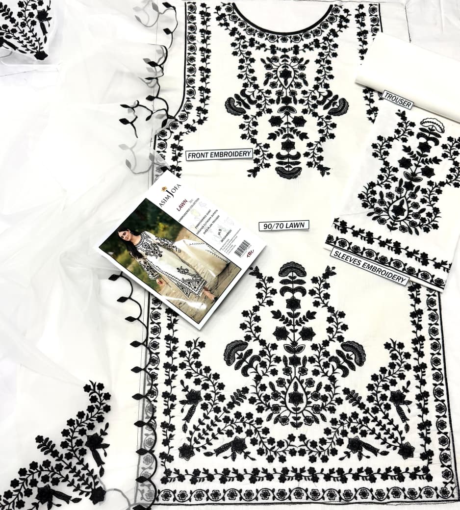 Embroidery Lawn 3 Pcs D-39