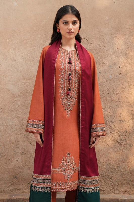 Embroidery Lawn 3 Pcs D-55