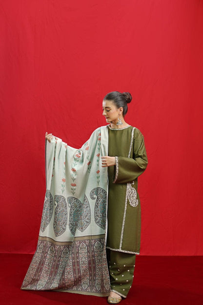 Embroidery Lawn 3 Pcs D-57