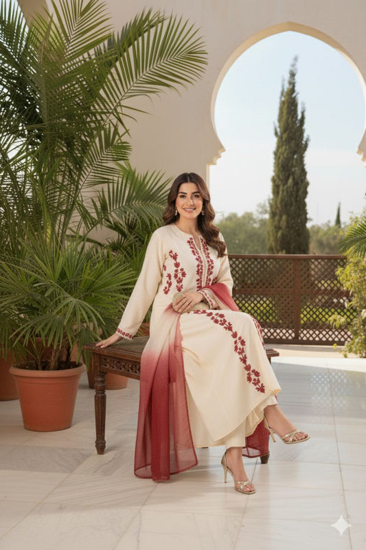 Embroidery Lawn 3 Pcs D-69