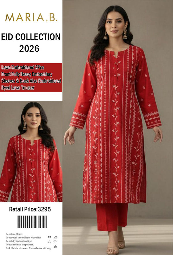 MARIA.B Lawn Embroidery 2 Pcs D-6