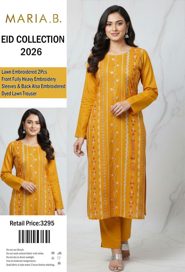 MARIA.B Lawn Embroidery 2 Pcs D-10