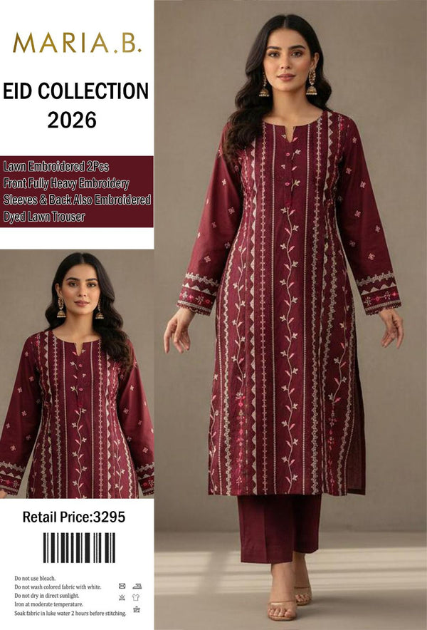 MARIA.B Lawn Embroidery 2 Pcs D-11