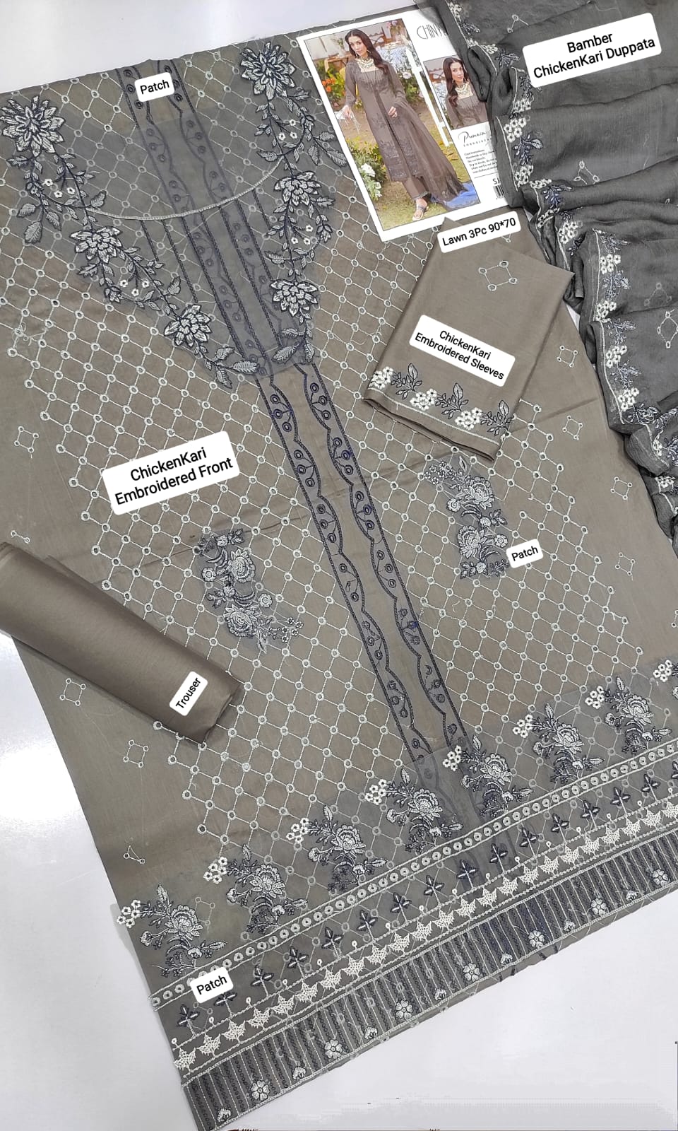 Chikenkari 3PC D-3